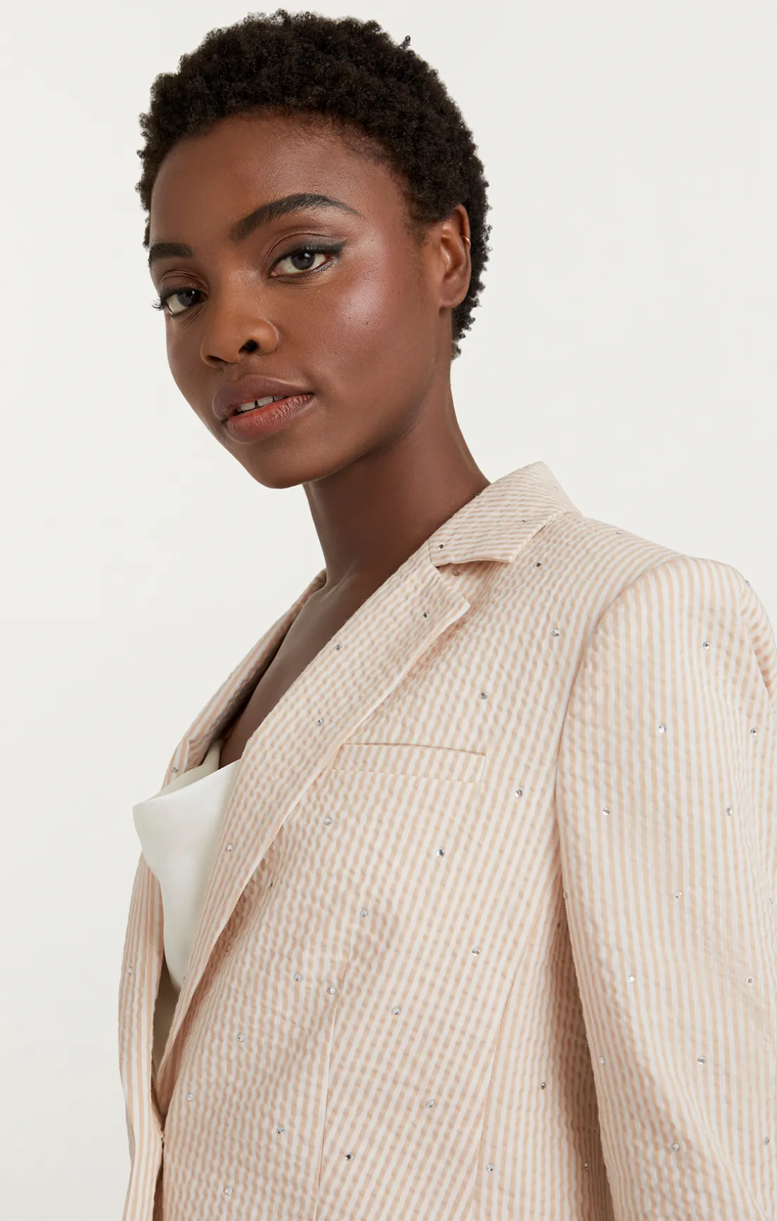 Rhinestone Ditsy Khloe Blazer