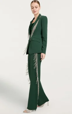 Rhinestone Fringe Embellished Cheyenne Blazer