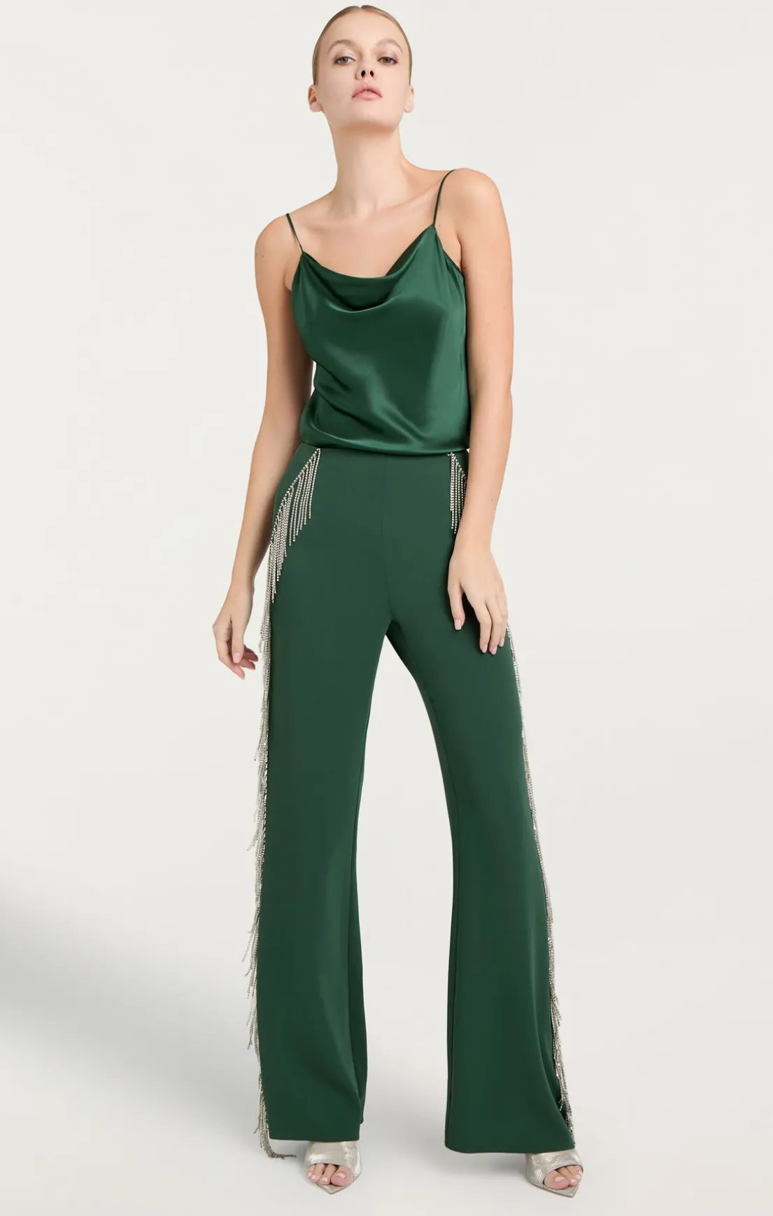 Rhinestone Fringe Remy Pant