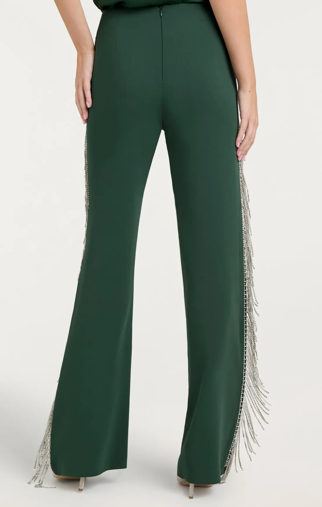 Rhinestone Fringe Remy Pant