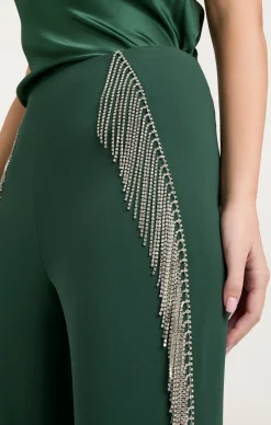 Rhinestone Fringe Remy Pant
