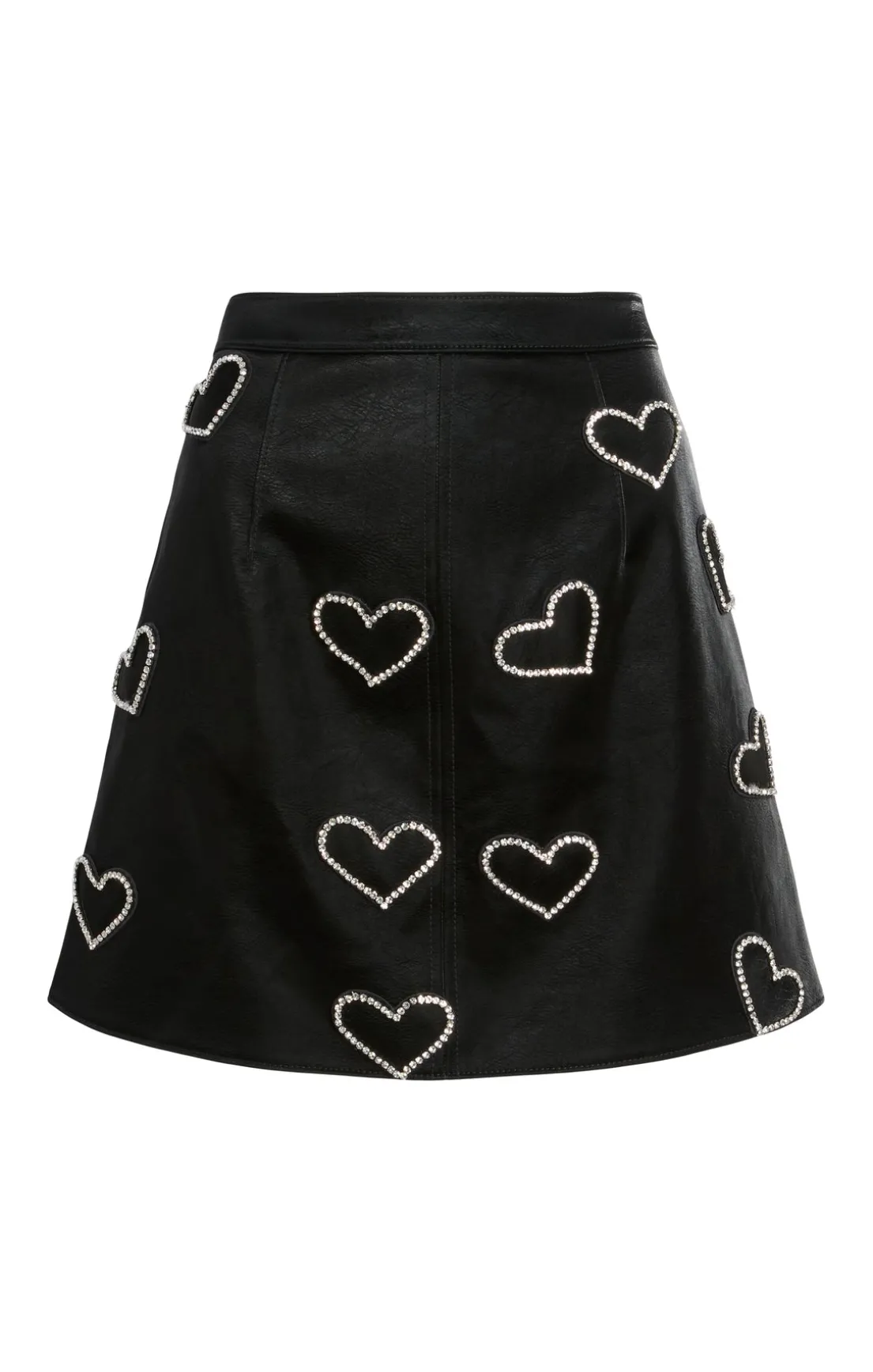 Rhinestone Hearts Palo Skirt