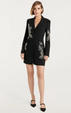 Rhinestone Paisley Long Sleeve Joel Dress