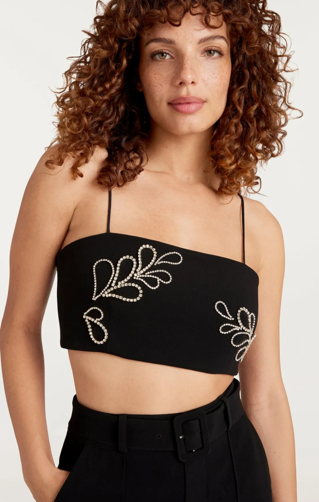 Rhinestone Paisley Nikki Top