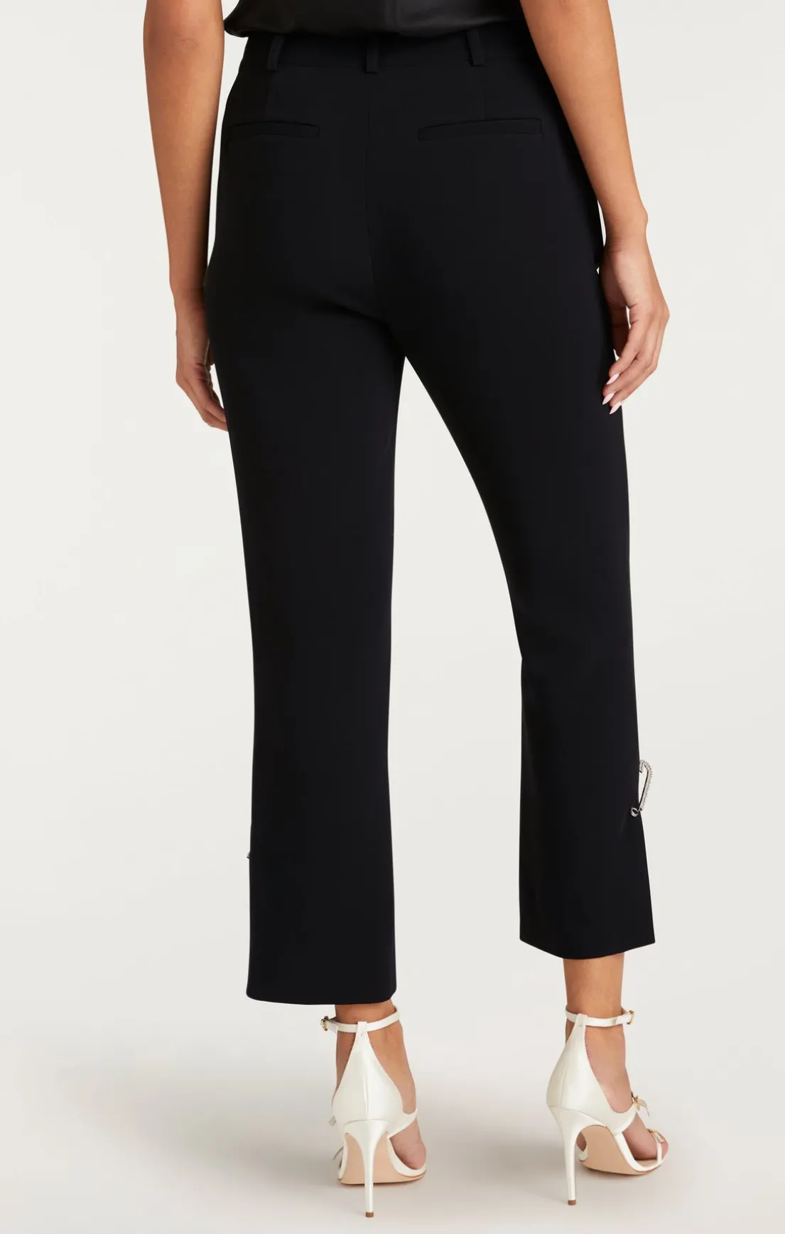 Rhinestone Pin Cropped Kerry Pant