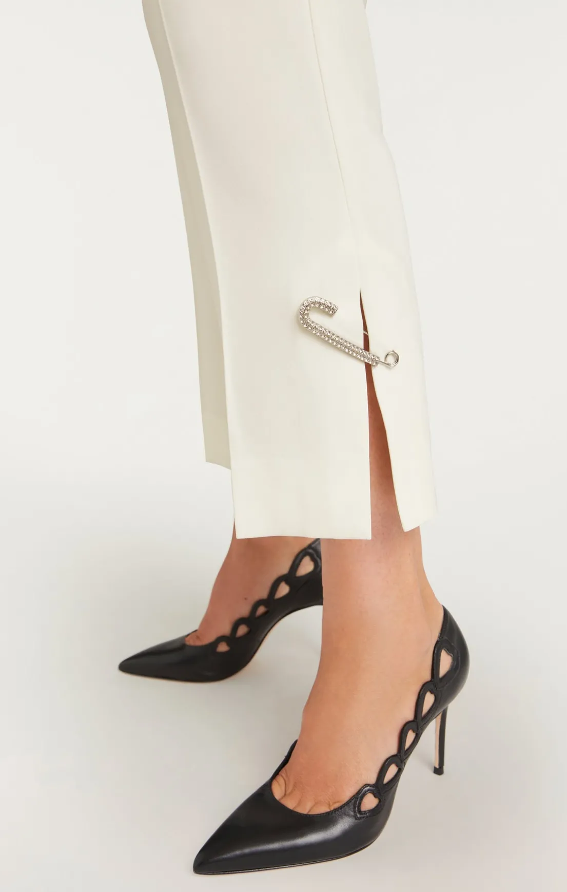 Rhinestone Pin Cropped Kerry Pant