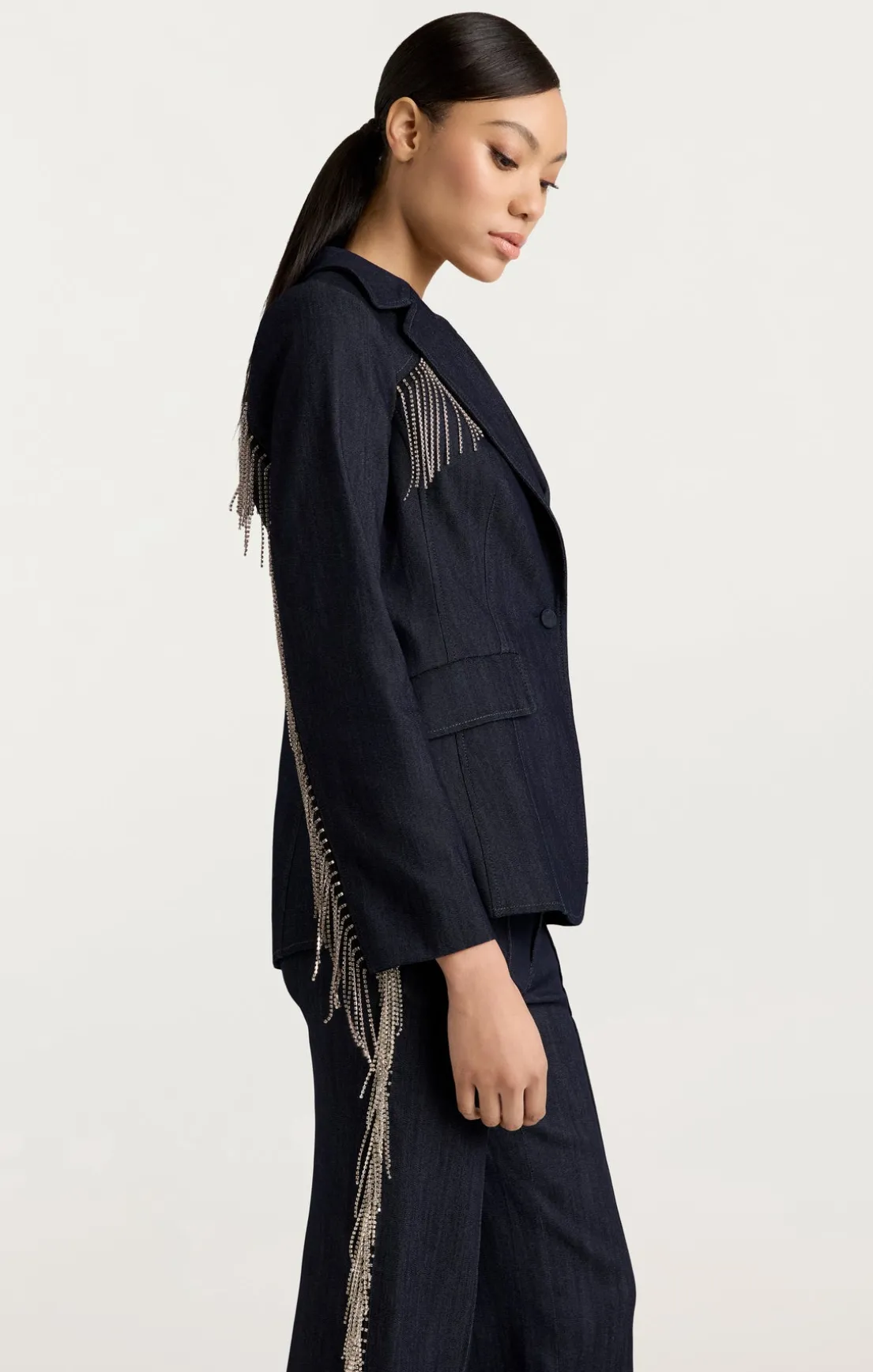Rhinestone Sasha Blazer