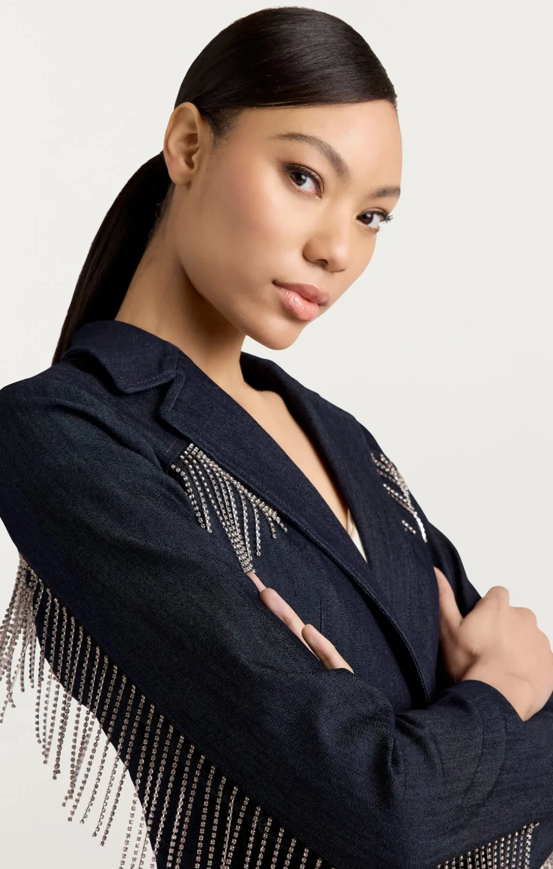 Rhinestone Sasha Blazer