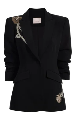 Rose Embellished Eva Blazer