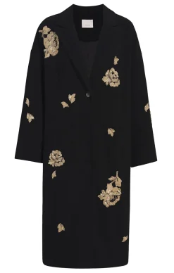 Rose Embellished Gravis Coat