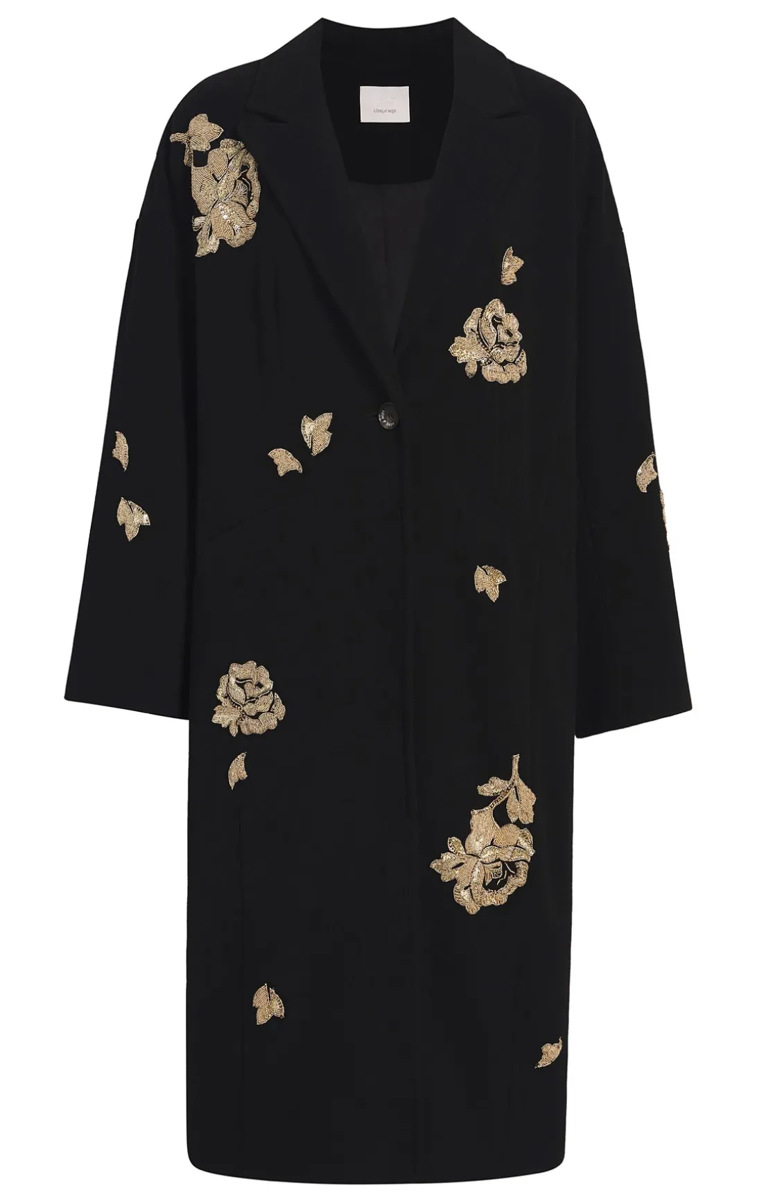 Rose Embellished Gravis Coat