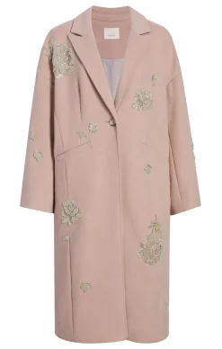 Rose Embellished Gravis Coat