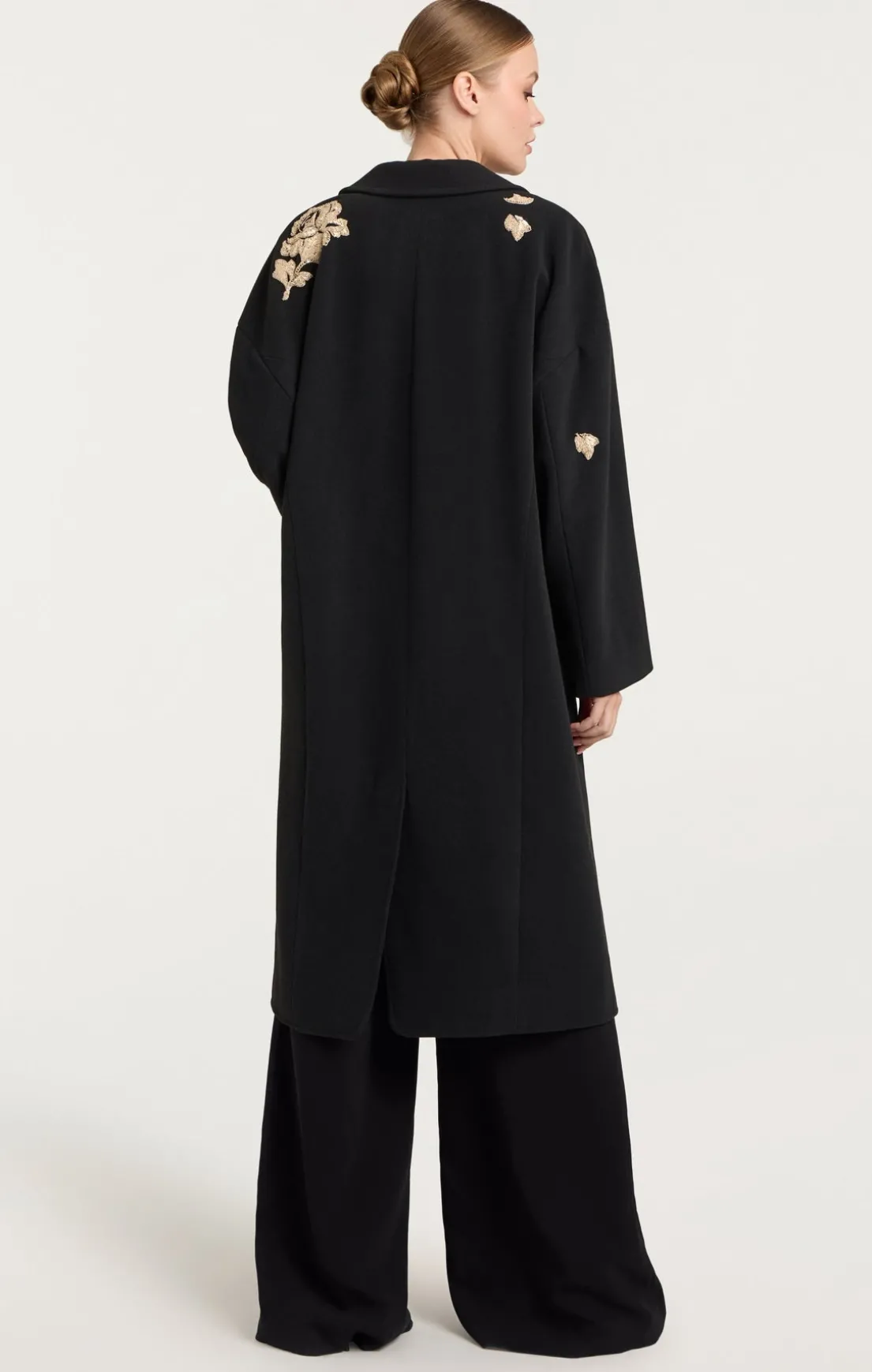 Rose Embellished Gravis Coat