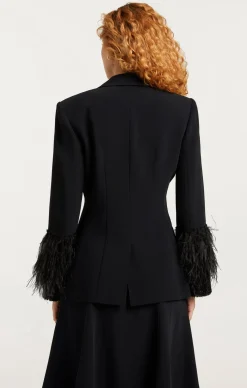 Sequin And Feather Cheyenne Blazer