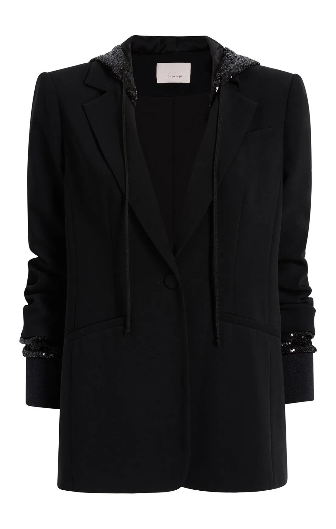 Sequin Hooded Khloe Blazer