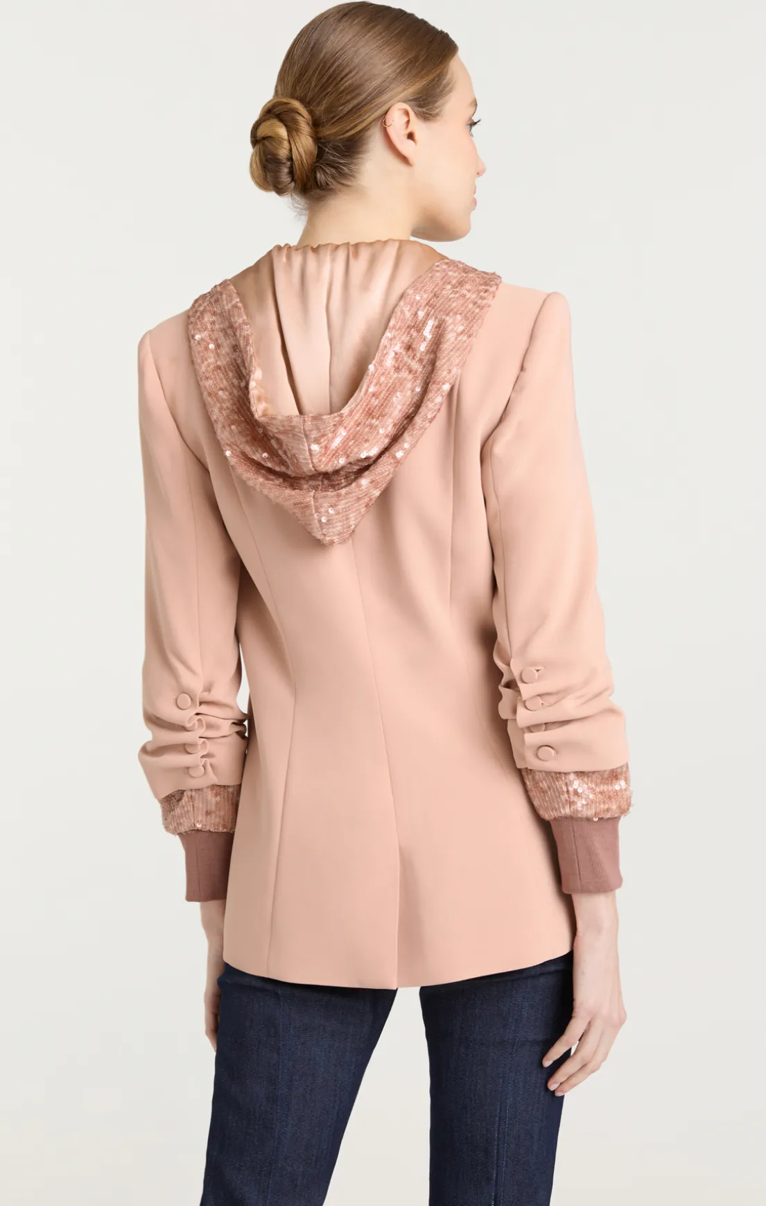 Sequin Hooded Khloe Blazer