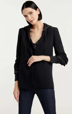 Sequin Hooded Khloe Blazer
