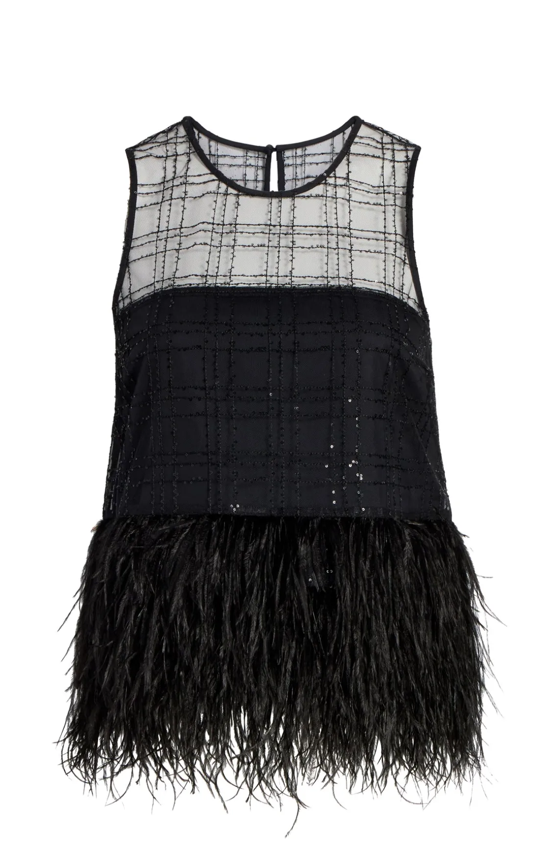 Sequin Plaid Charisse Top