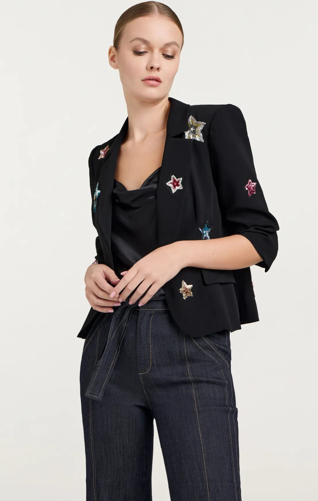 Sequin Star Le Petit Khloe Blazer