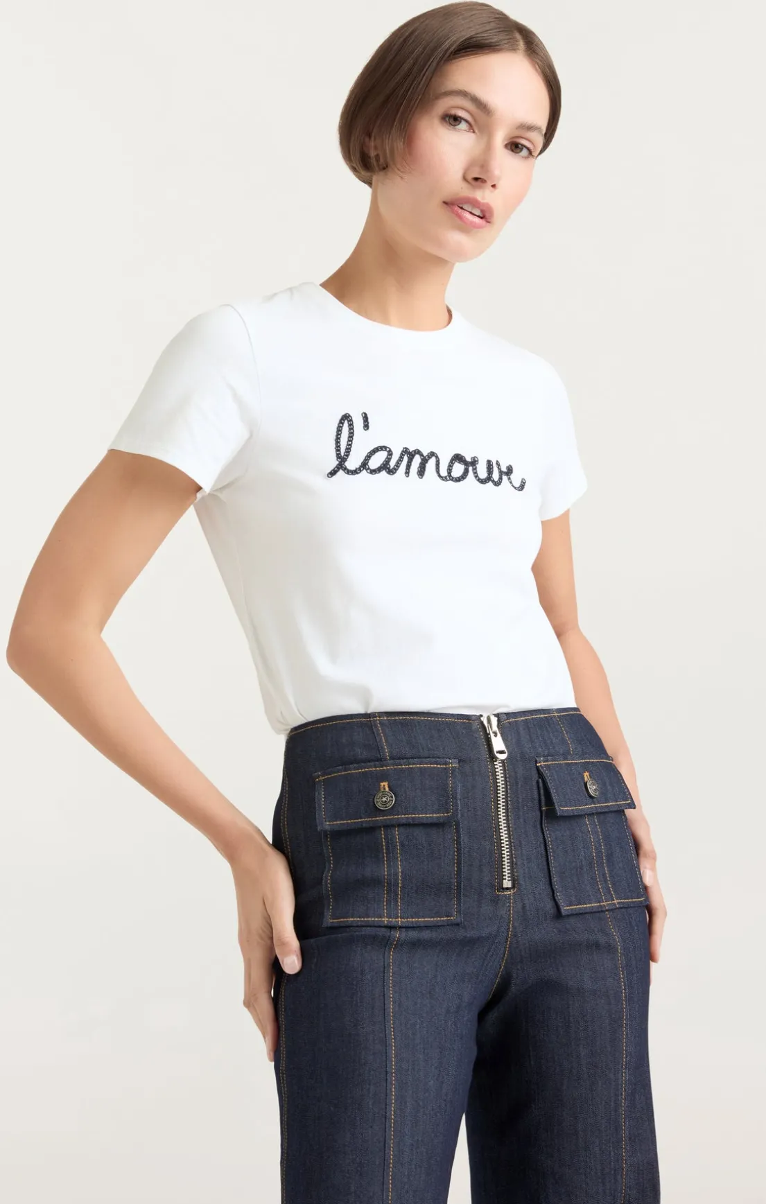 Shrunken L'amour Tee