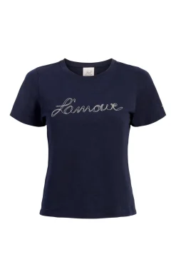 Silver Chain L'amour Shrunken Tee