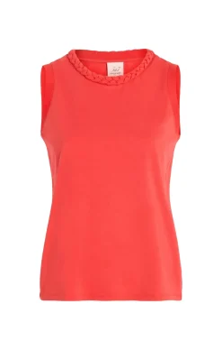 Sleeveless Braided Tee