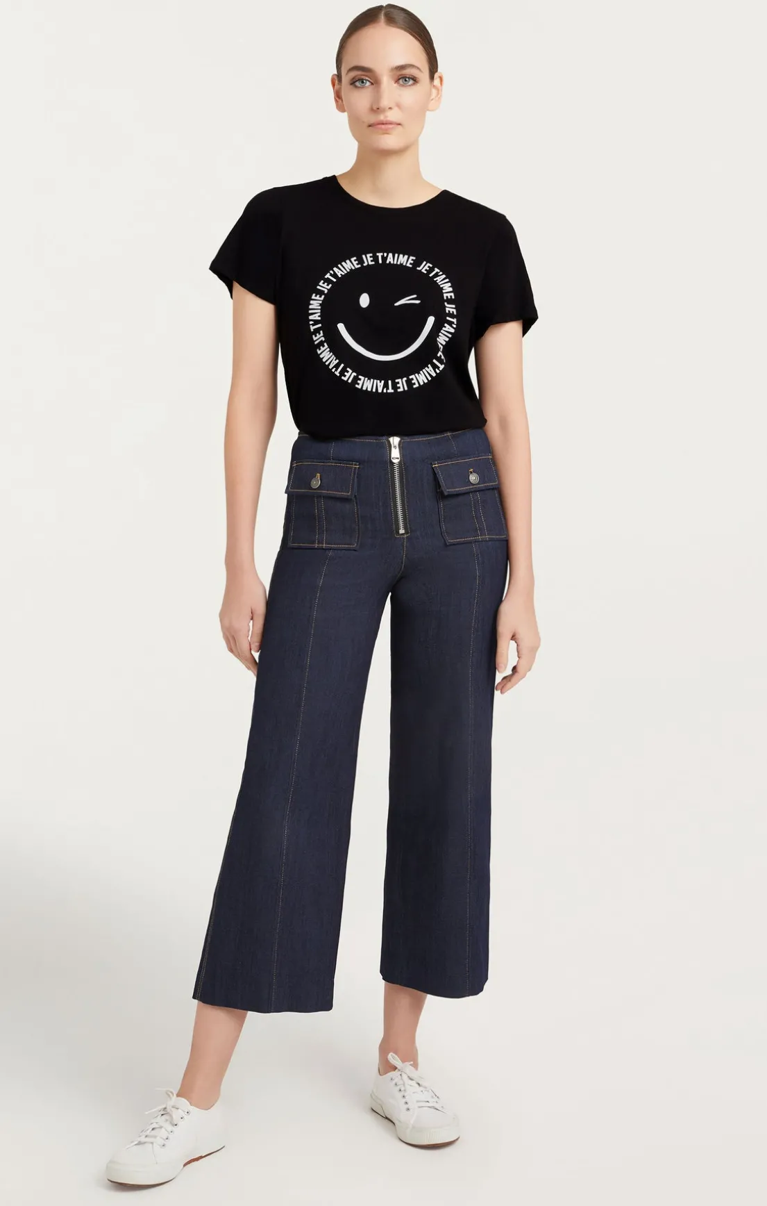 Smiley Je Taime Tee