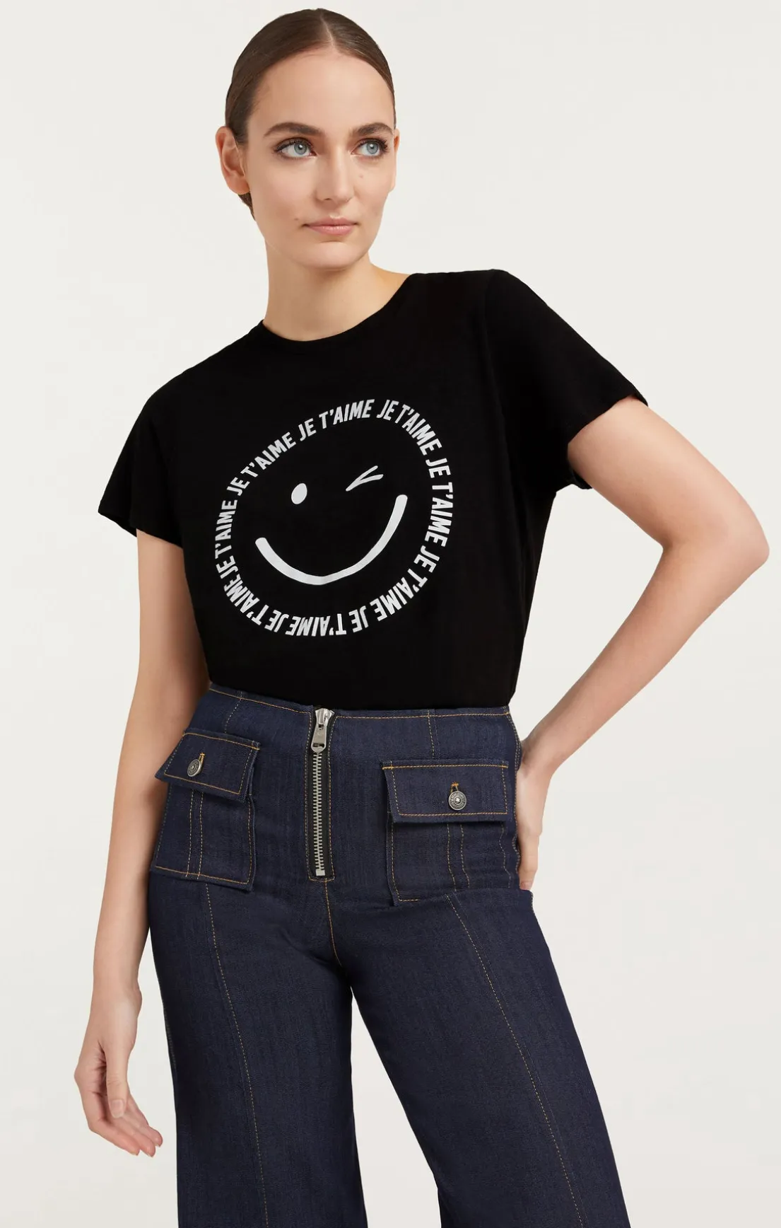 Smiley Je Taime Tee