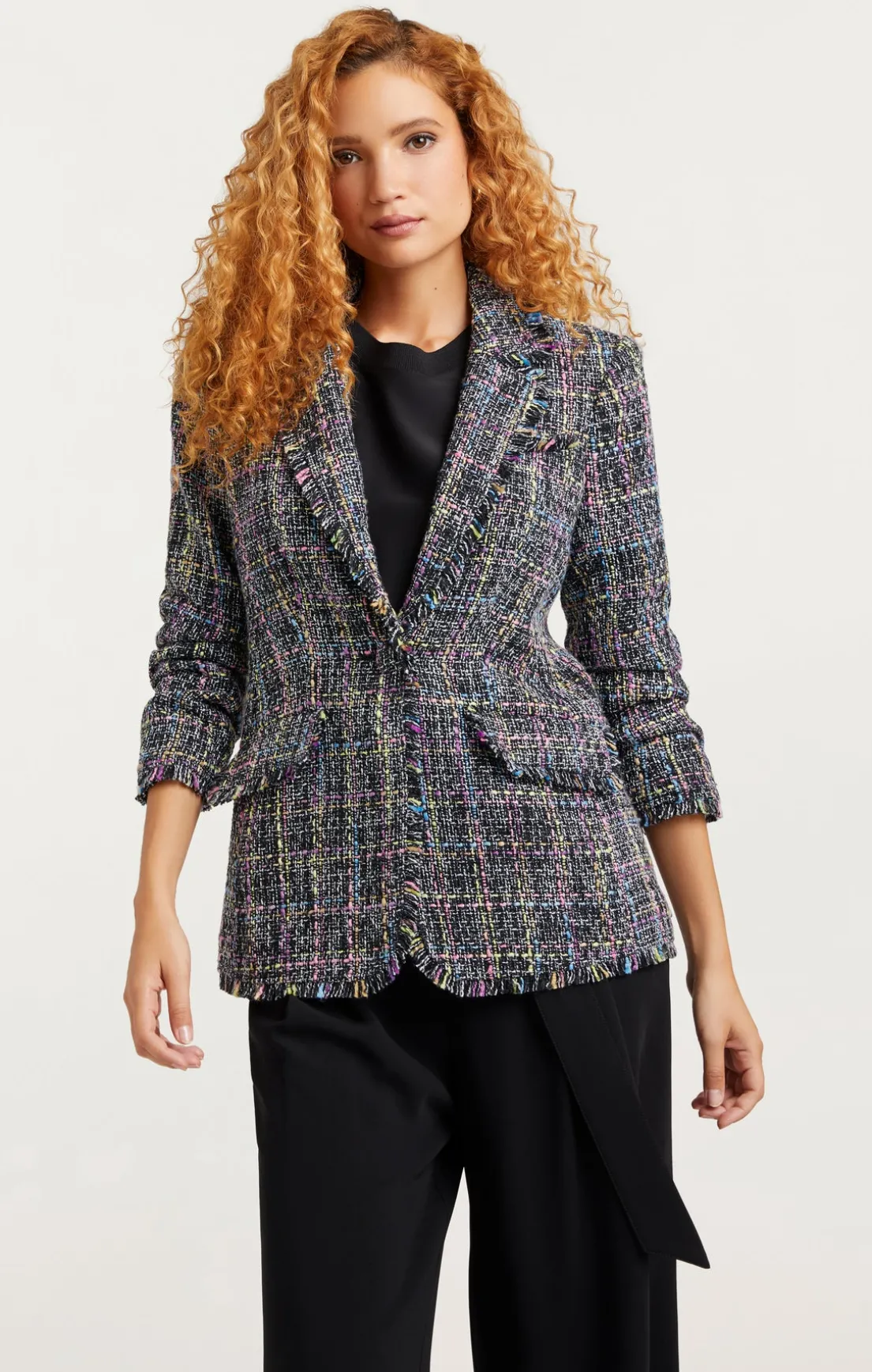 Spacedye Tweed Khloe Blazer