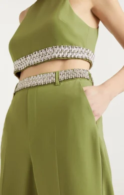 Stacked Jewelry Embellished Collins Pant