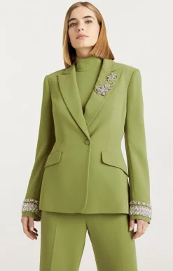 Stacked Jewelry Embellished Cheyenne Blazer