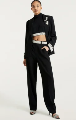 Stacked Jewelry Embellished Collins Pant