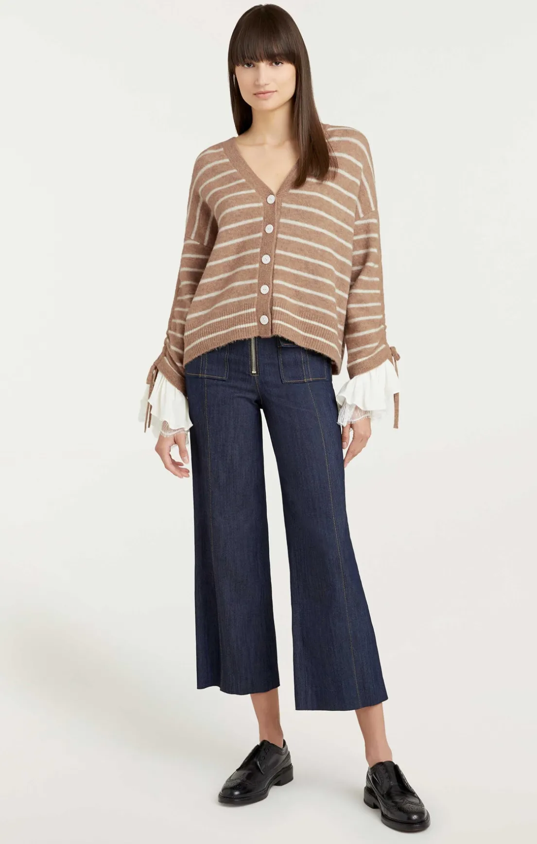 Striped Atlas Cardigan
