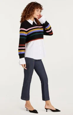 Striped Nelida Pullover