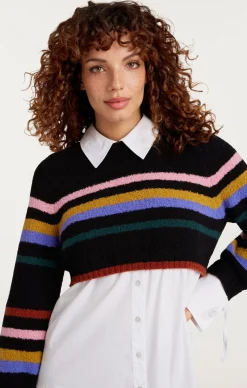 Striped Nelida Pullover