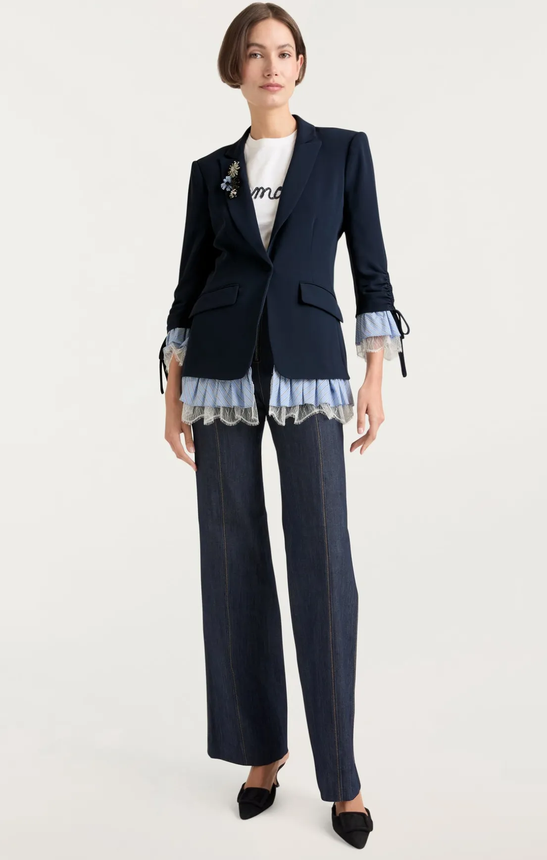 Striped Roxie Blazer