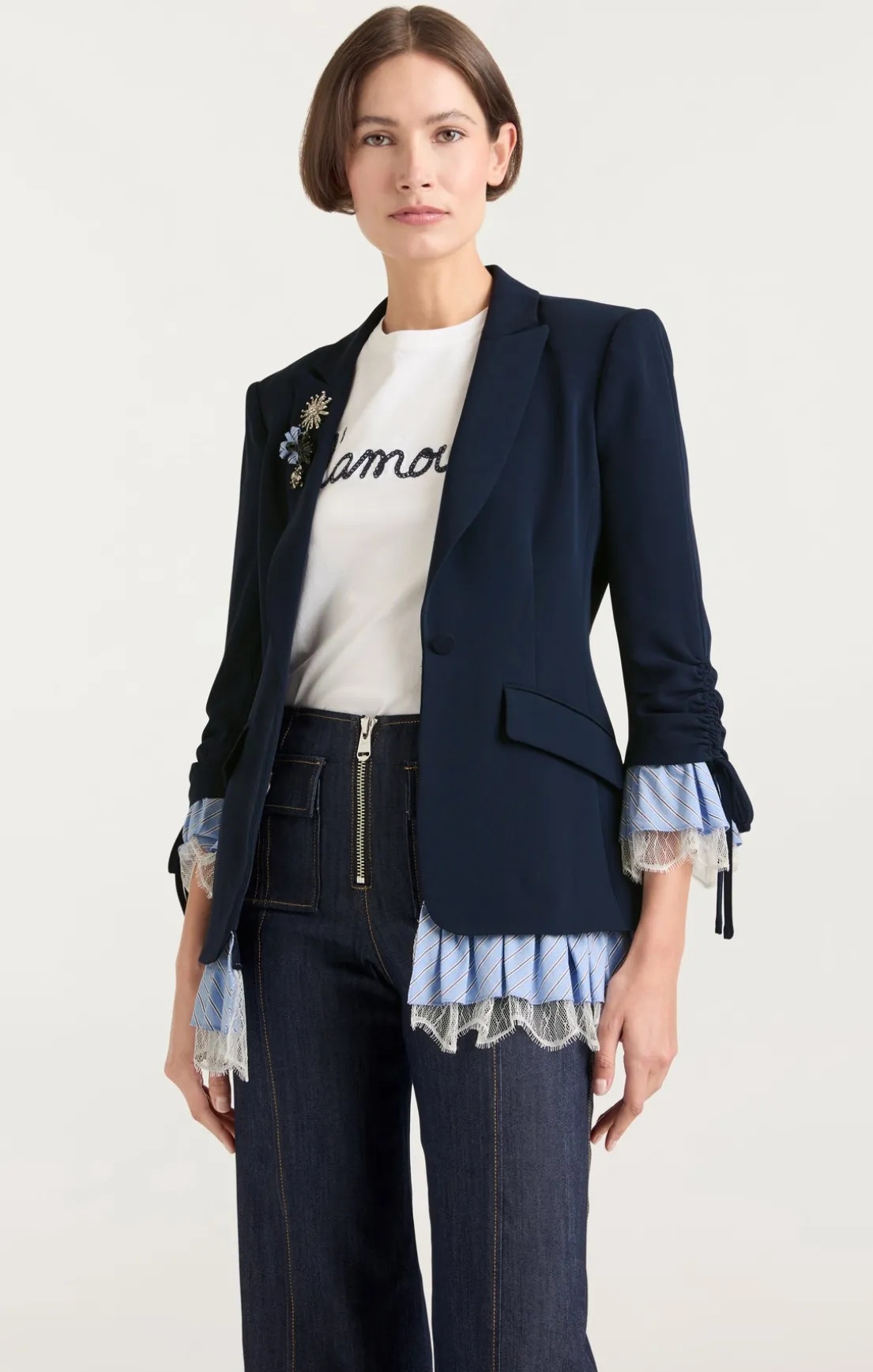Striped Roxie Blazer