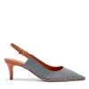 Sylvie Denim Slingback Pump
