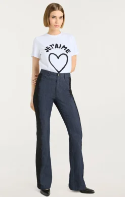 Textured Je T'aime Tee