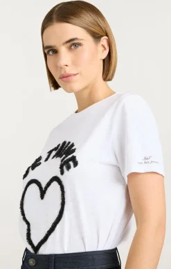 Textured Je T'aime Tee