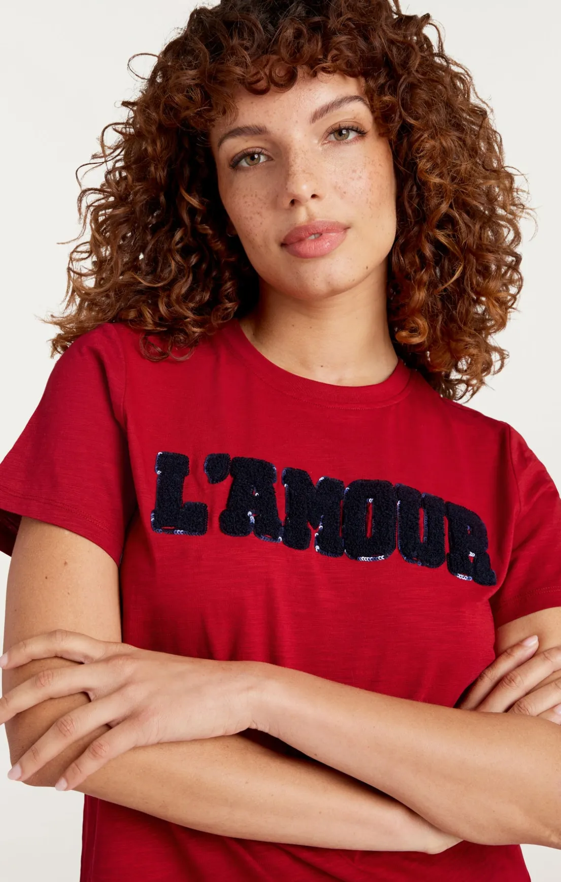 Toweled L'amour Shrunken Tee