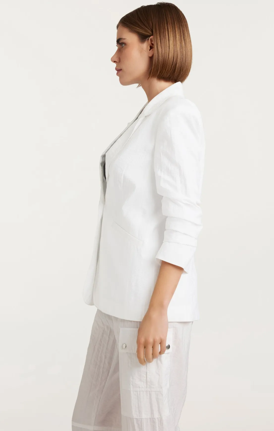 Tumbled Woven Khloe Blazer