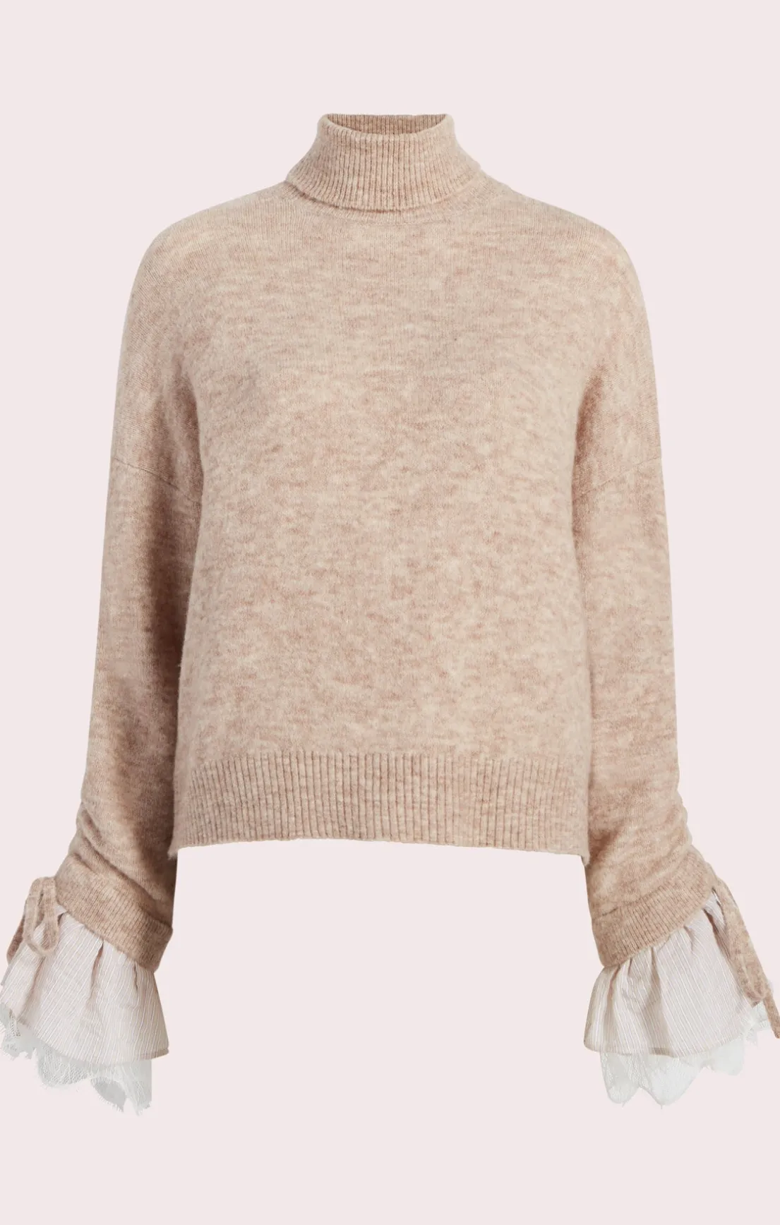 Turtleneck Atlas Pullover