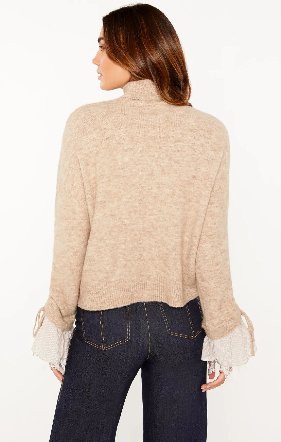 Turtleneck Atlas Pullover
