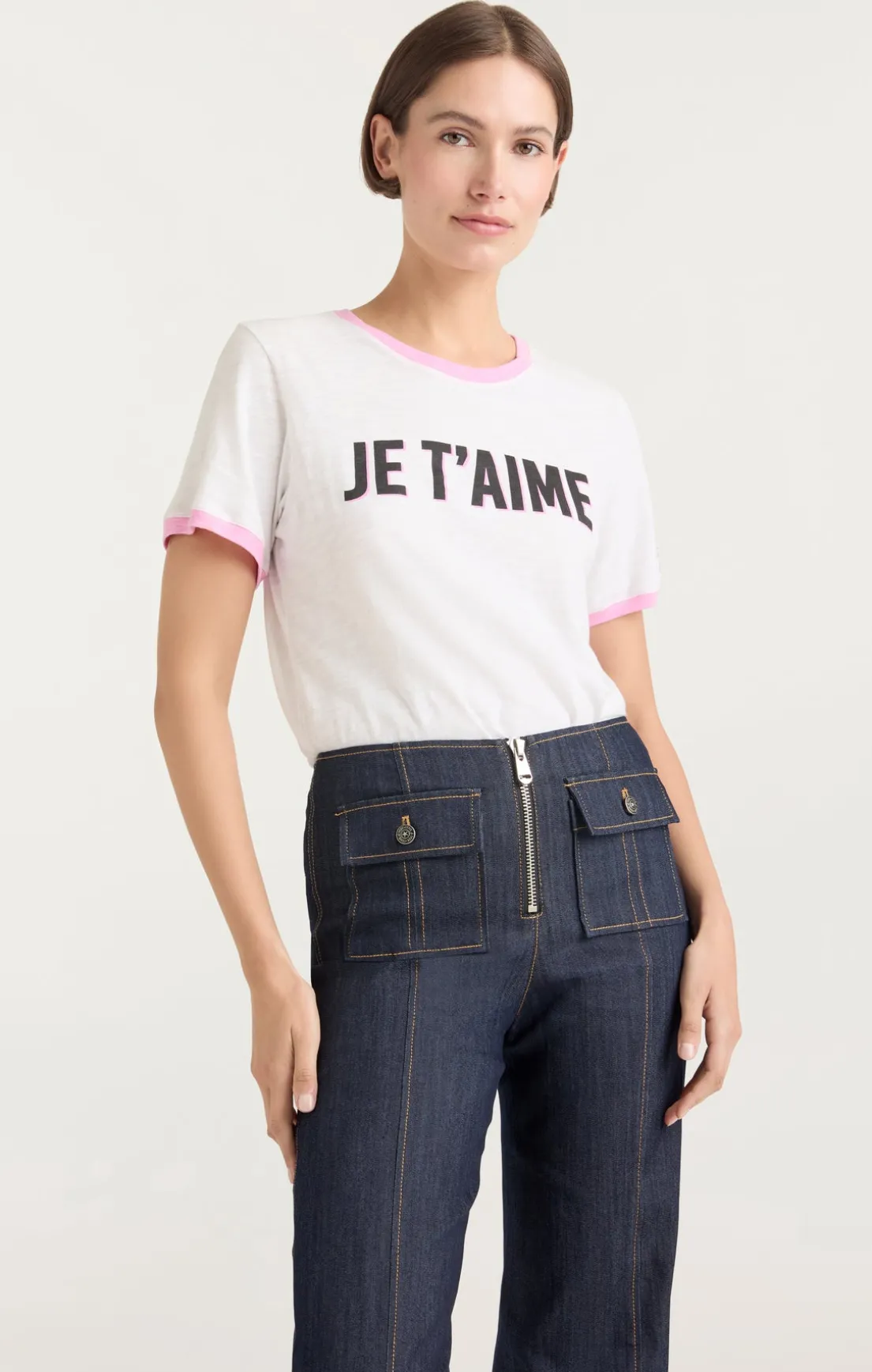 Two Tone Je T'aime Tee