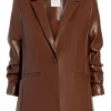 Vegan Leather Kylie Blazer