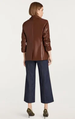 Vegan Leather Kylie Blazer