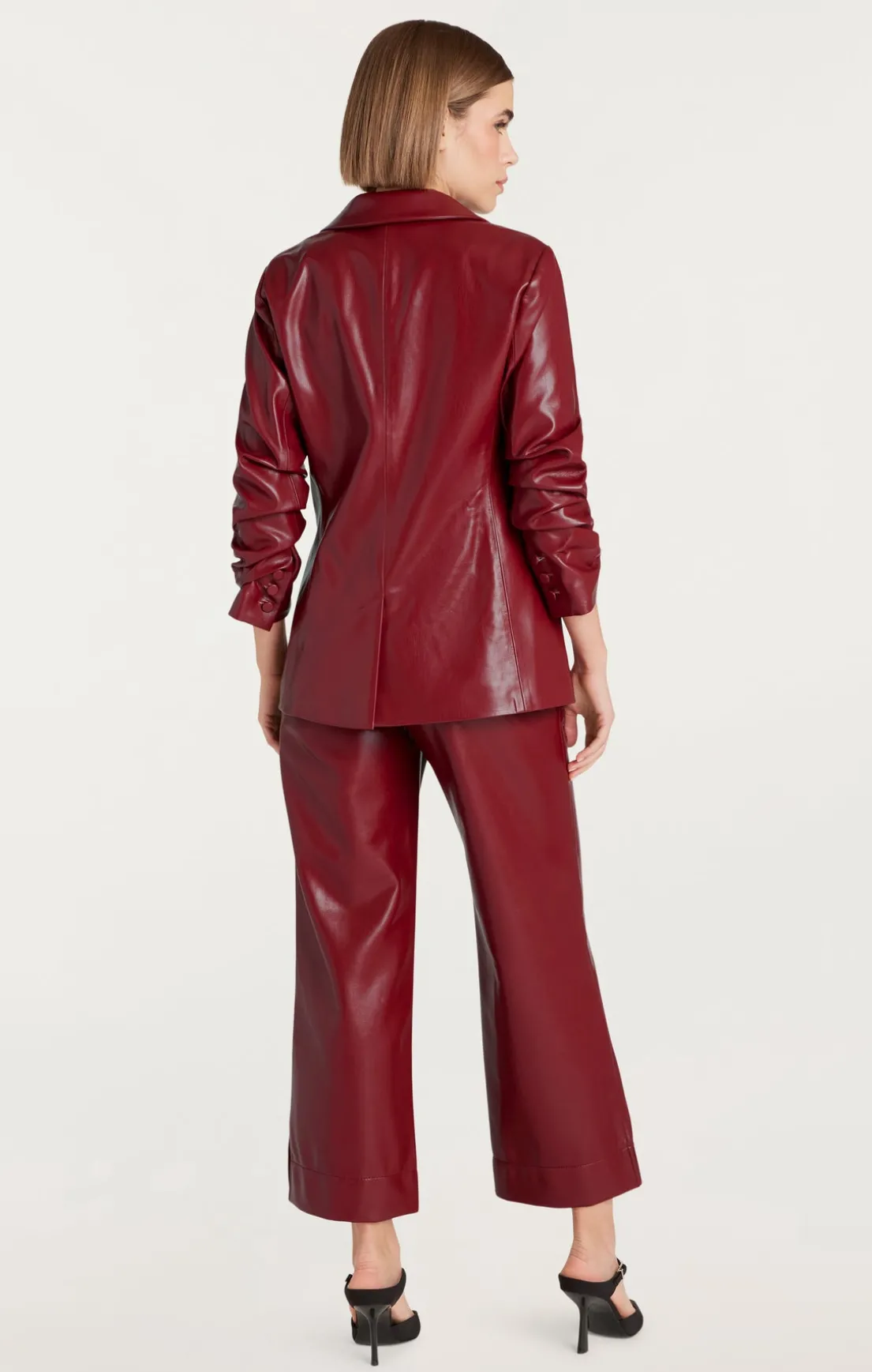 Vegan Leather Kylie Blazer