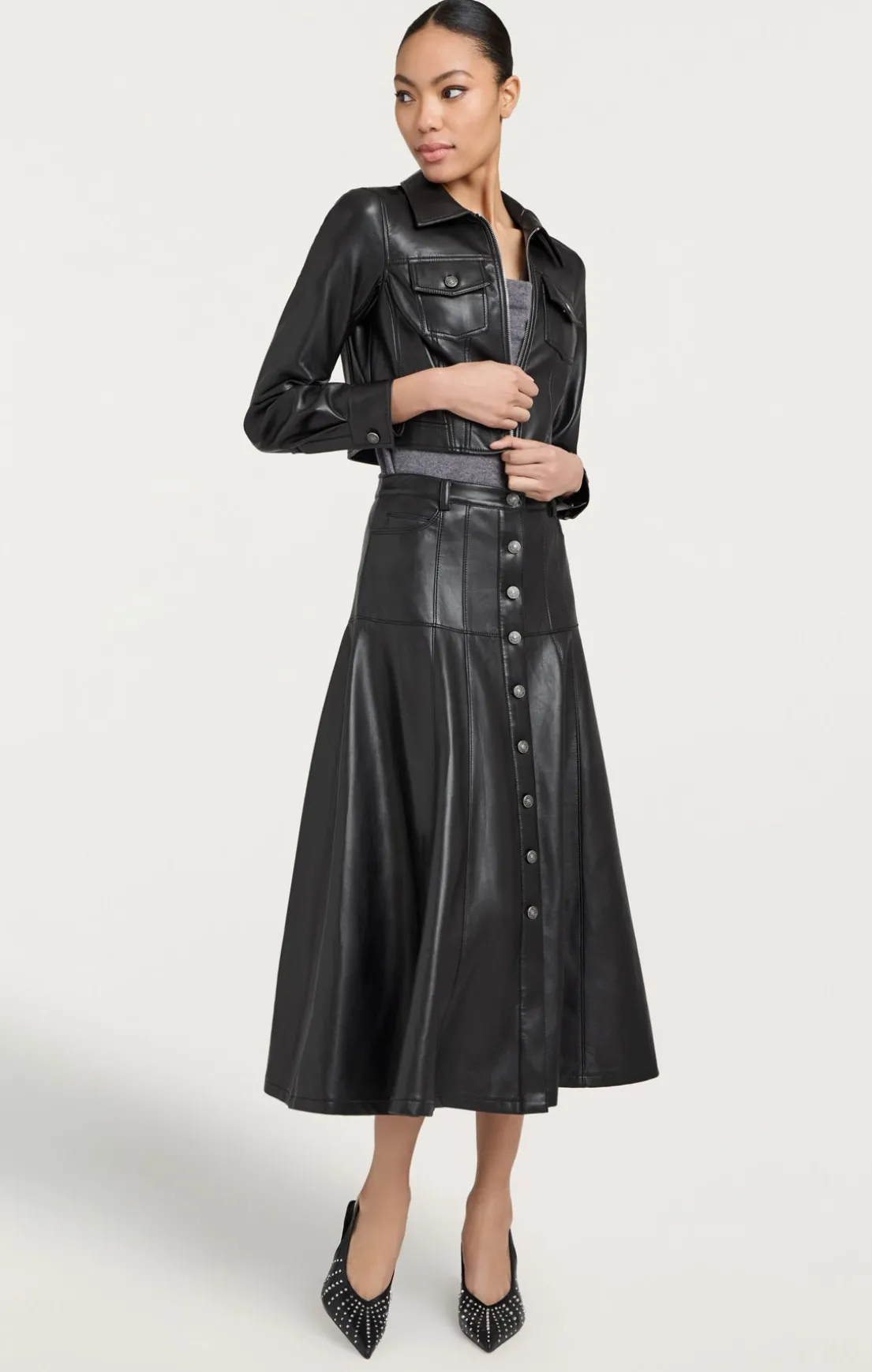 Vegan Leather Marilee Jacket