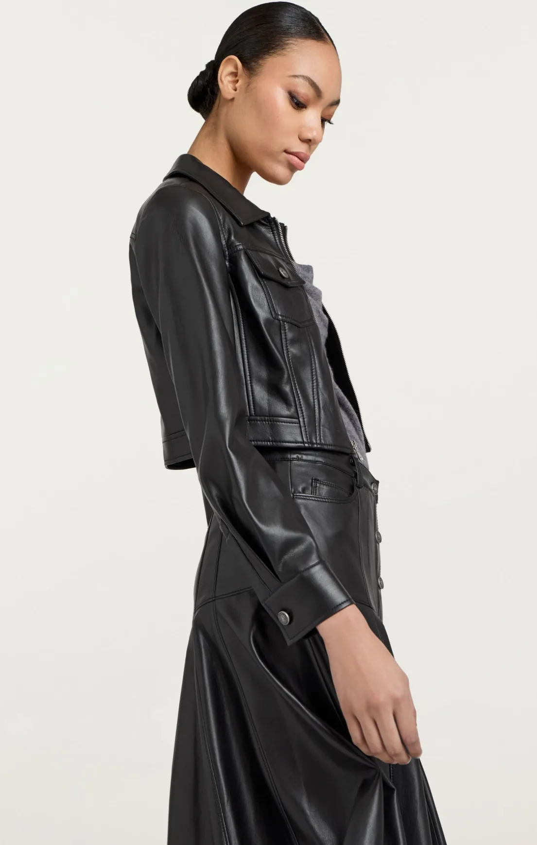 Vegan Leather Marilee Jacket